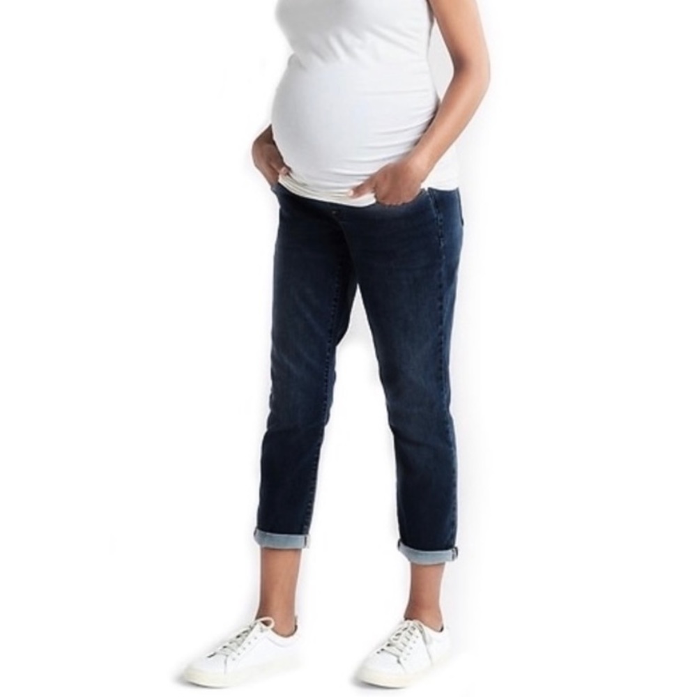 NWT GAP Maternity Jeans True Skinny Stretch Cropped Denim Pants